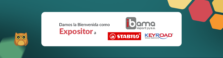 ¡Damos la bienvenida a IBAMA, representante de STABILO, como expositor en Ueno Expo Educación 2025!